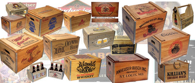 Man Cave Antique Beer Case Reproductions