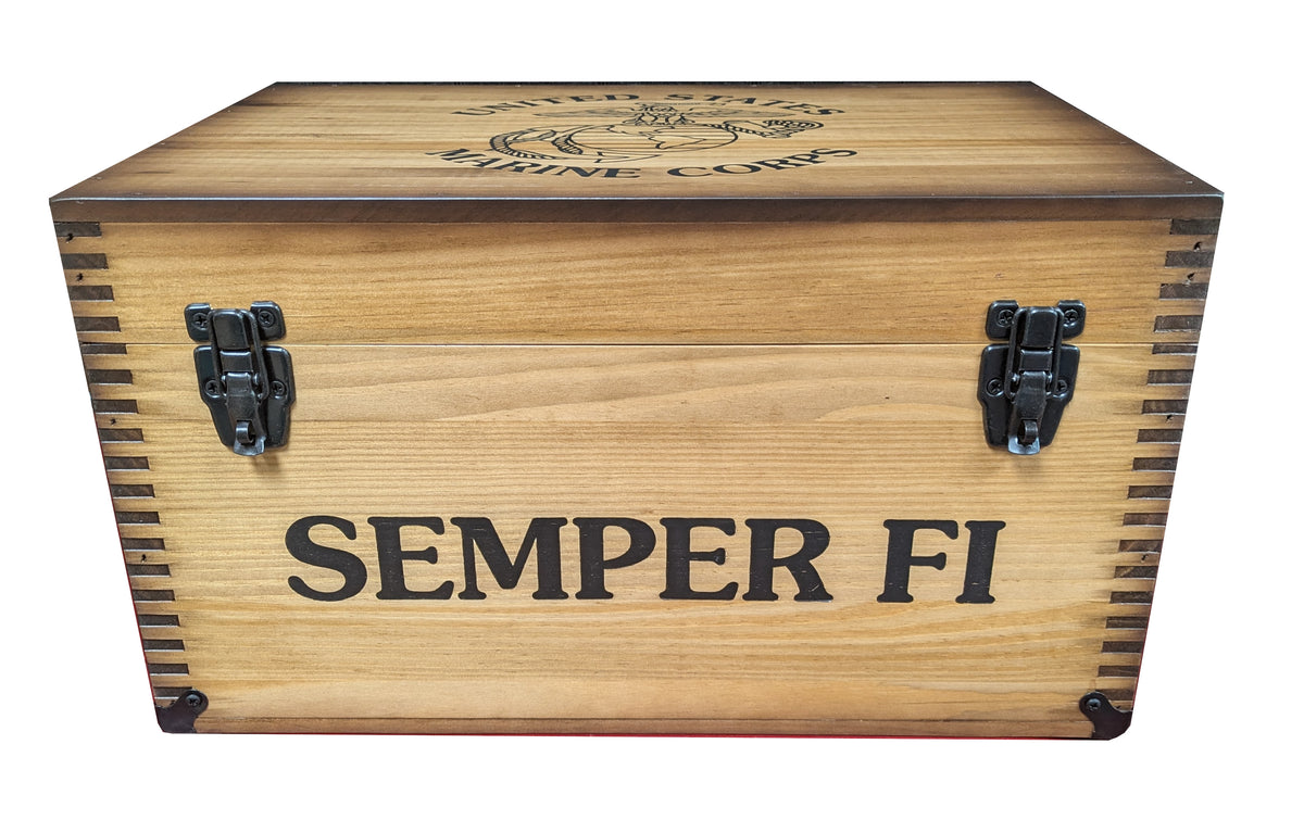 MARINE CORPS KEEPSAKE BOX | The Whisperwood Collection – THE