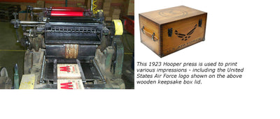 U S Air Force keepsake print history