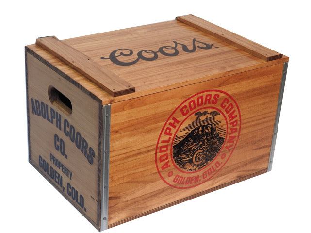 Coors ヴィンテージ木製ボックス Antique Wooden Coors Box | Proxibid