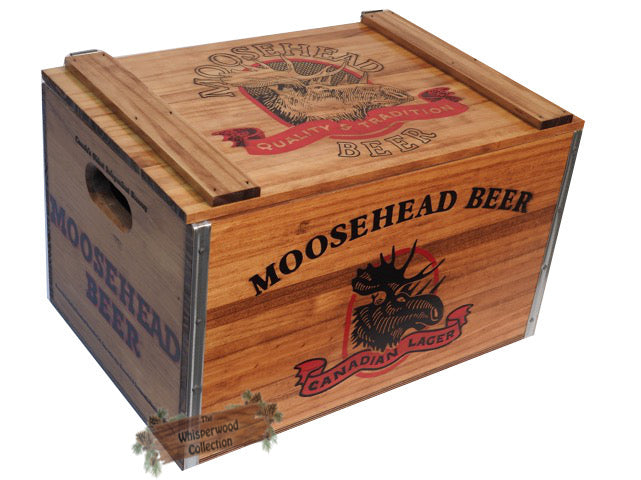 6090 MOOSE HEAD BEER CRATE - stain only – THE WHISPERWOOD COLLECTION